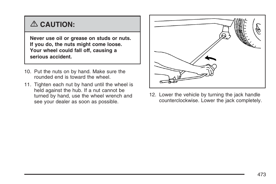 Caution | GMC 2007 Envoy User Manual | Page 473 / 562