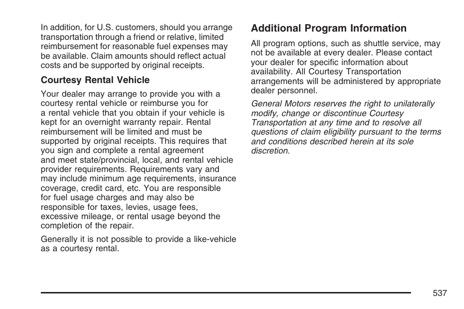 GMC 2007 Envoy User Manual | Page 537 / 562