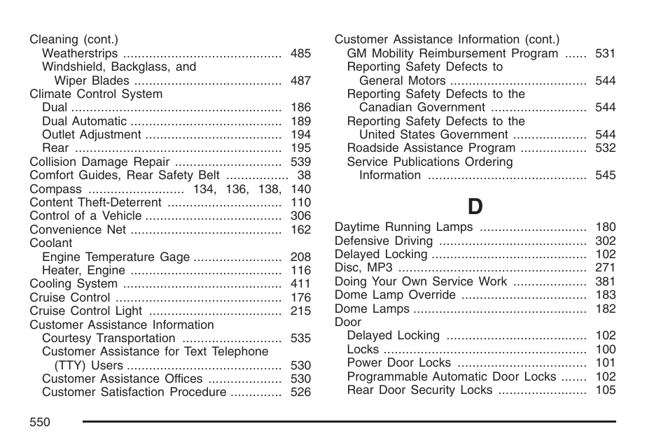 GMC 2007 Envoy User Manual | Page 550 / 562