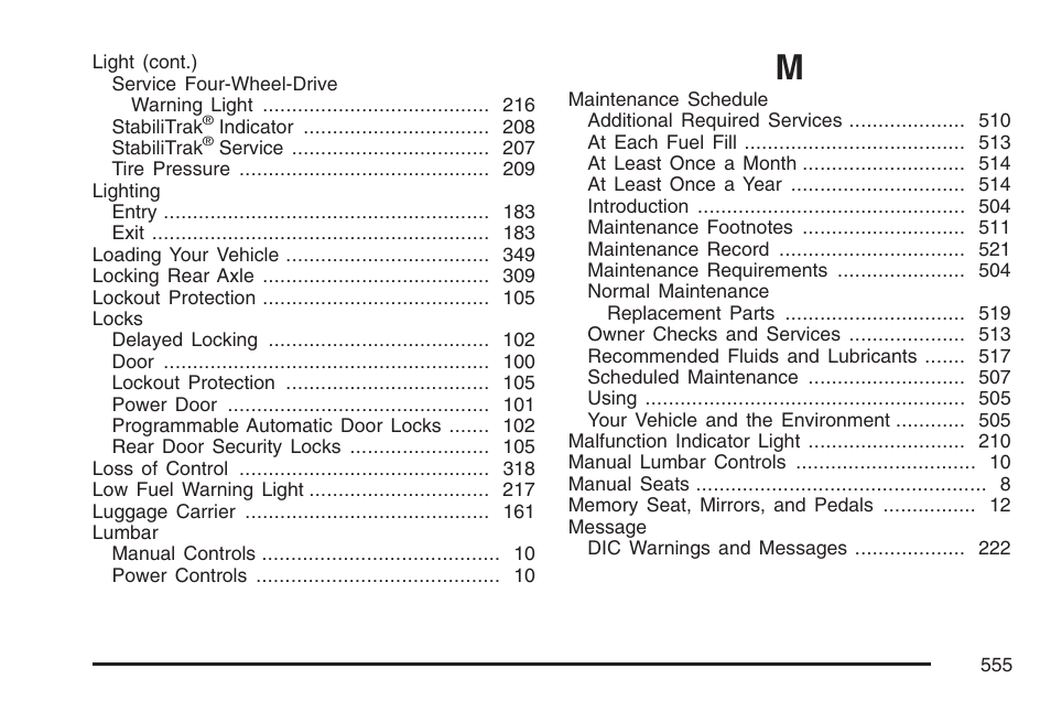 GMC 2007 Envoy User Manual | Page 555 / 562