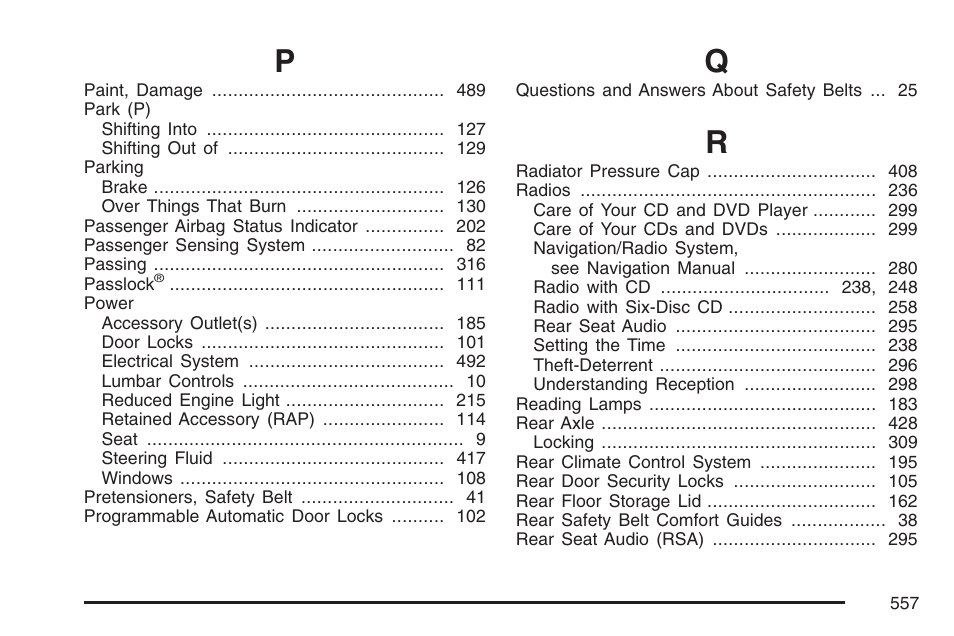 GMC 2007 Envoy User Manual | Page 557 / 562