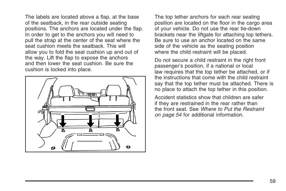 GMC 2007 Envoy User Manual | Page 59 / 562