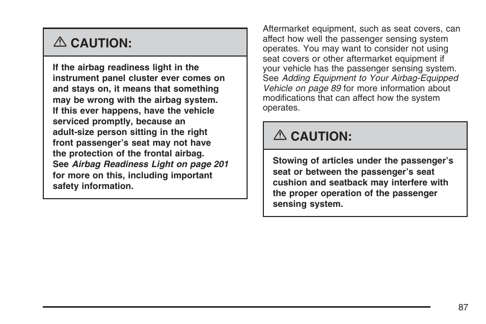 GMC 2007 Envoy User Manual | Page 87 / 562