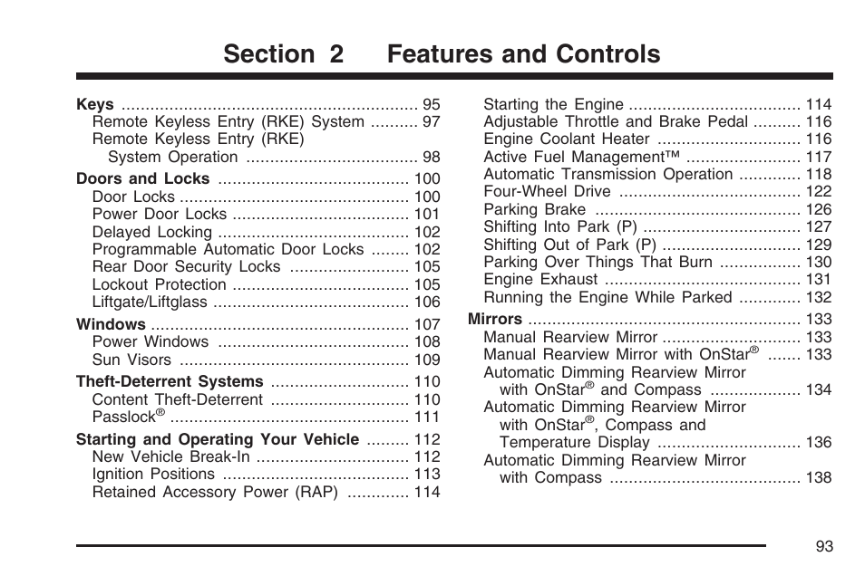 Features and controls | GMC 2007 Envoy User Manual | Page 93 / 562