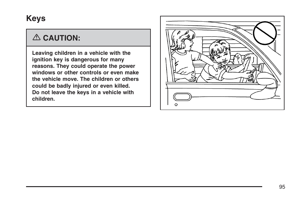 Keys | GMC 2007 Envoy User Manual | Page 95 / 562