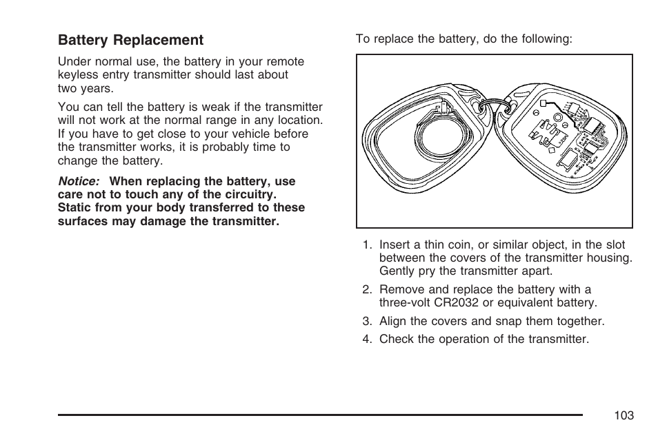 Battery replacement | GMC 2007 Canyon User Manual | Page 103 / 492