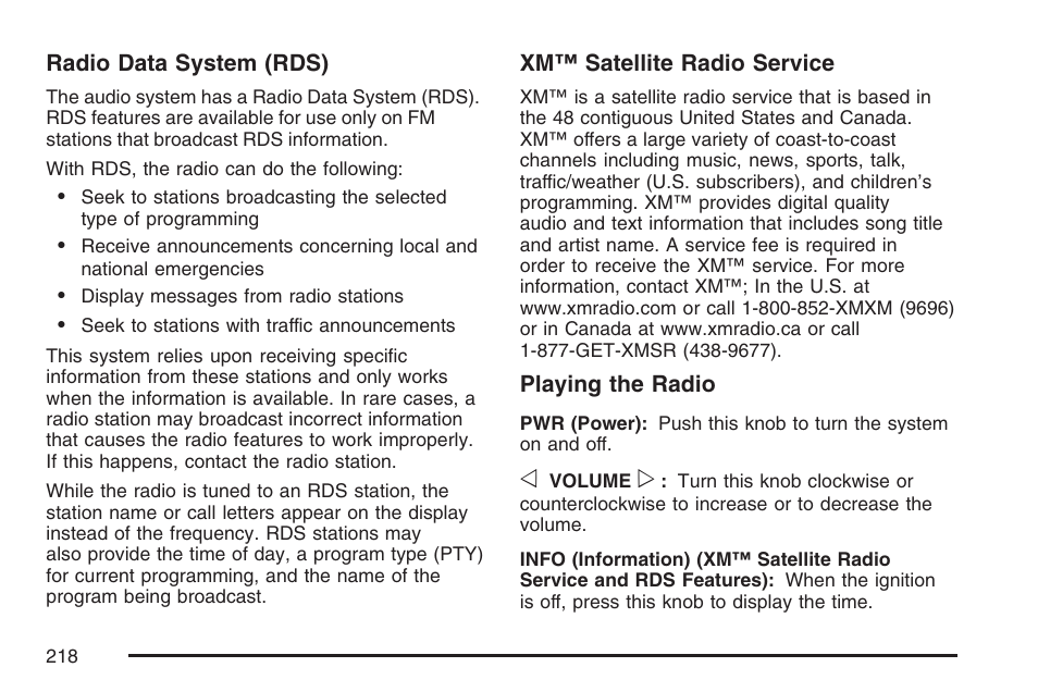 GMC 2007 Canyon User Manual | Page 218 / 492