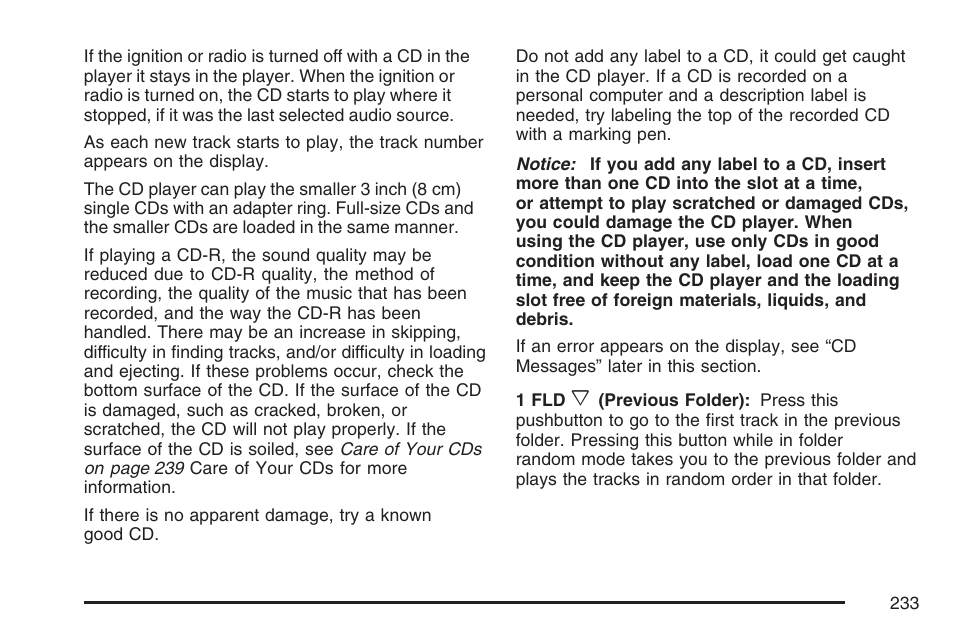 GMC 2007 Canyon User Manual | Page 233 / 492
