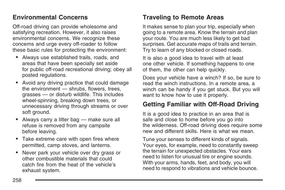 GMC 2007 Canyon User Manual | Page 258 / 492