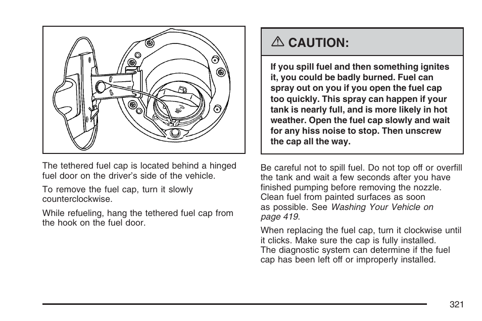 Caution | GMC 2007 Canyon User Manual | Page 321 / 492