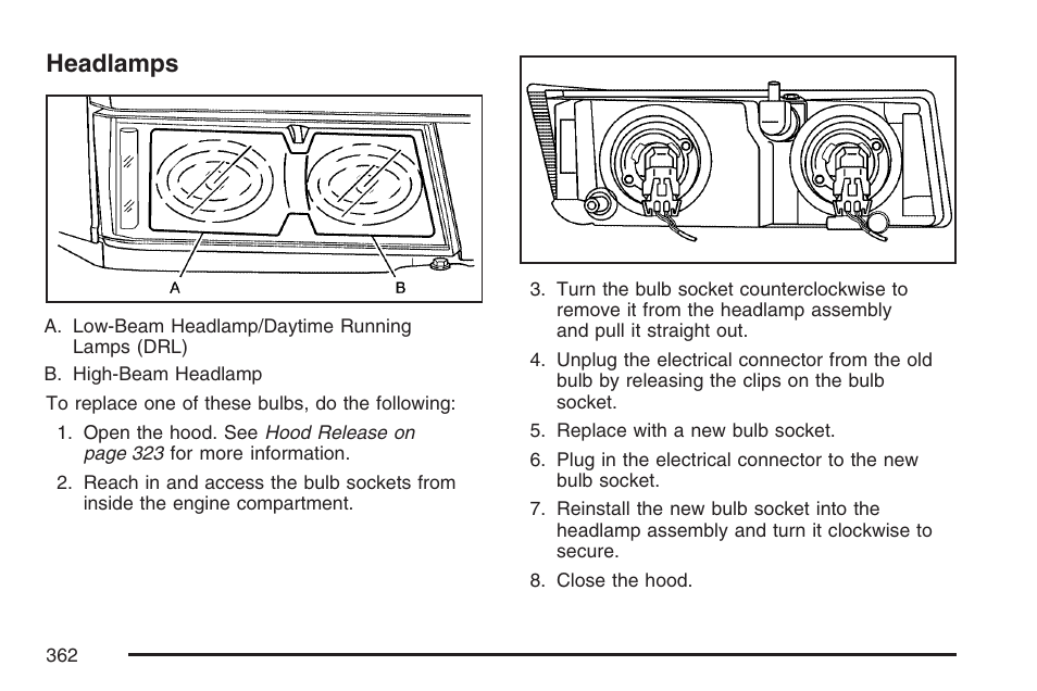 Headlamps | GMC 2007 Canyon User Manual | Page 362 / 492