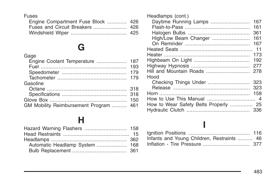 GMC 2007 Canyon User Manual | Page 483 / 492