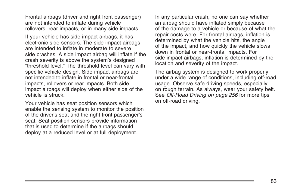 GMC 2007 Canyon User Manual | Page 83 / 492