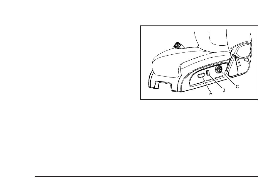 Driver seat height adjuster, Power seats, Driver seat height adjuster power seats | GMC 2007 Acadia User Manual | Page 10 / 554