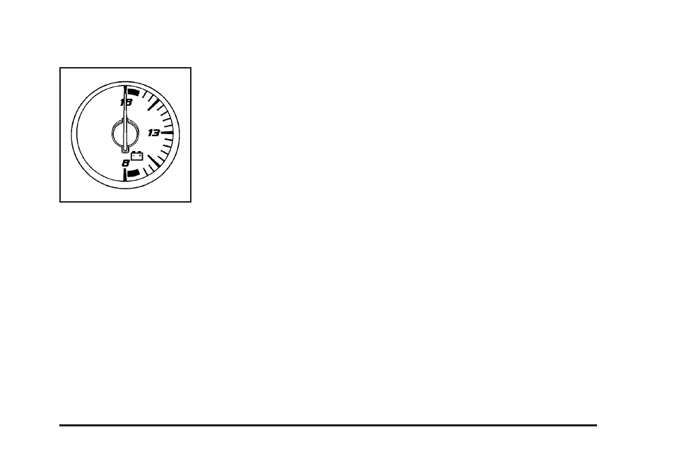 Voltmeter gage | GMC 2007 Acadia User Manual | Page 221 / 554