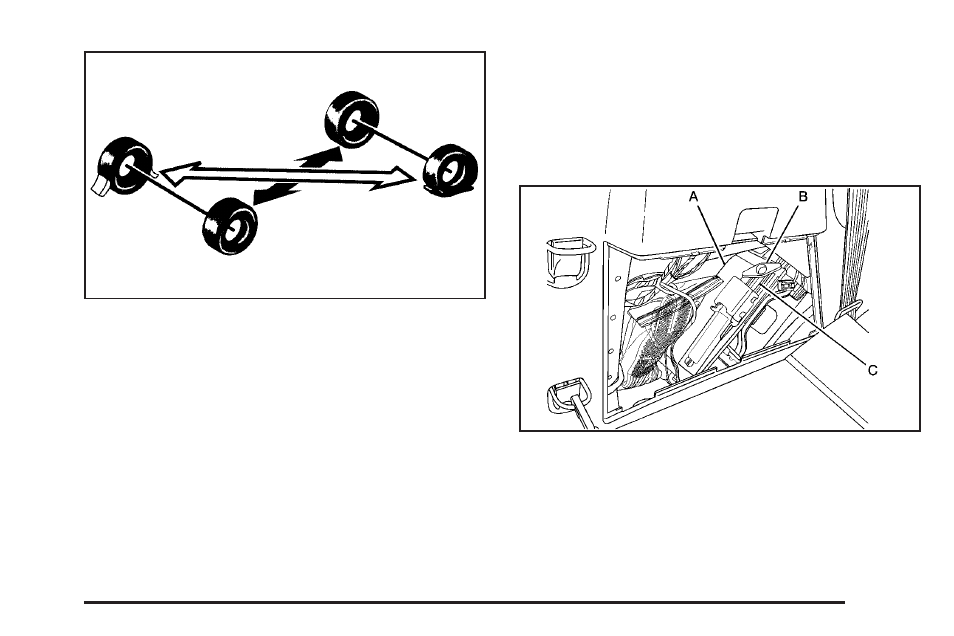 Removing the spare tire and tools | GMC 2007 Acadia User Manual | Page 459 / 554