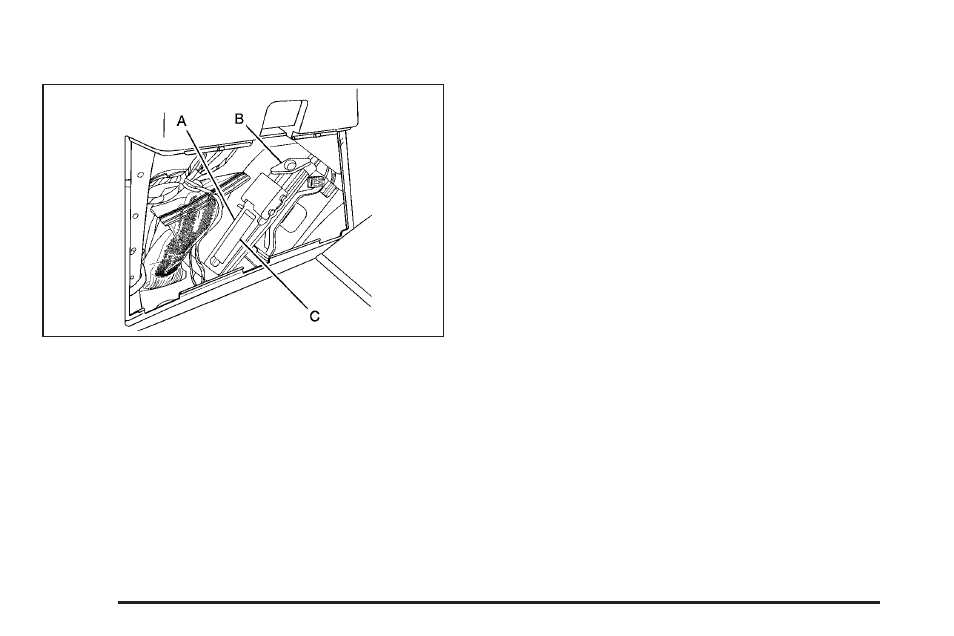Storing the tools | GMC 2007 Acadia User Manual | Page 476 / 554