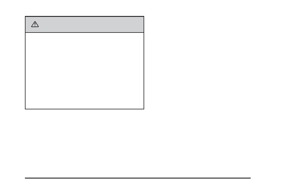 Caution | GMC 2007 Acadia User Manual | Page 67 / 554