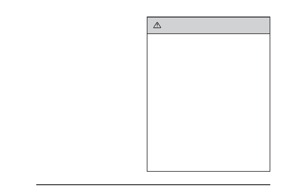 Caution | GMC 2007 Acadia User Manual | Page 86 / 554