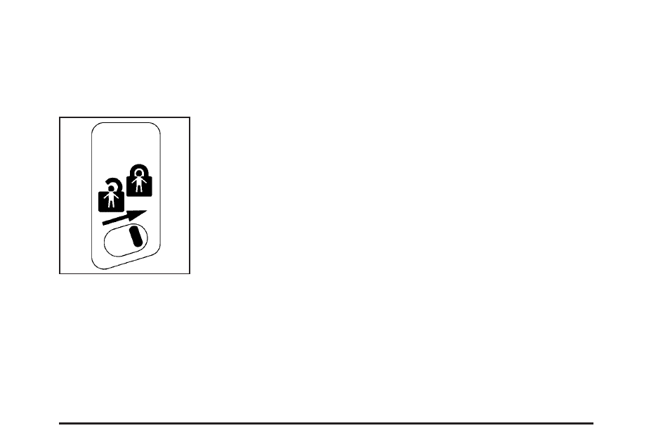 Rear door security locks (crew cab), Lockout protection | GMC 2006 Sierra User Manual | Page 107 / 600