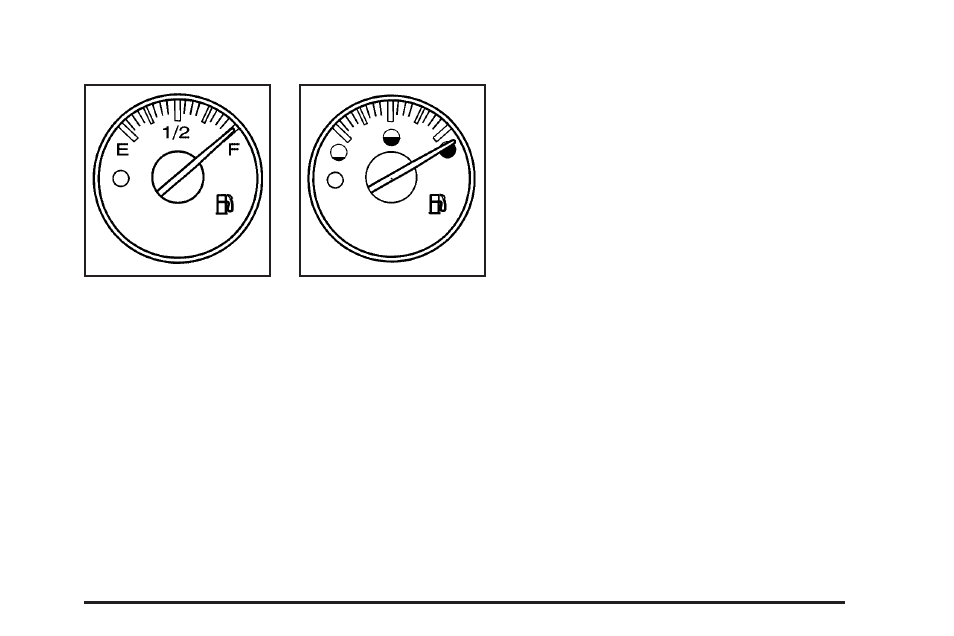 Fuel gage, Low fuel warning light, Fuel gage -51 low fuel warning light -51 | GMC 2006 Sierra User Manual | Page 229 / 600