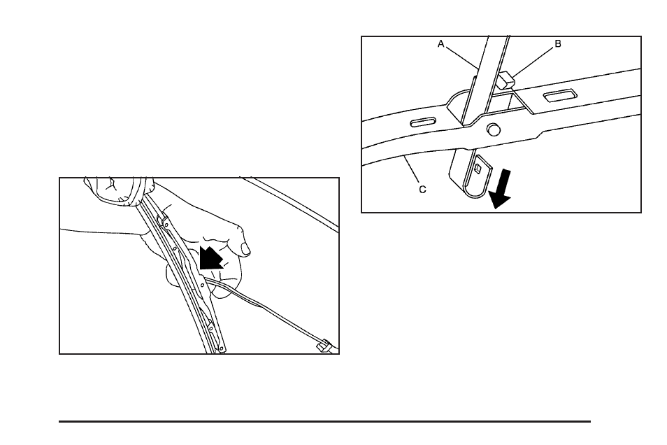 Windshield wiper blade replacement, Windshield wiper blade replacement -71 | GMC 2006 Sierra User Manual | Page 483 / 600
