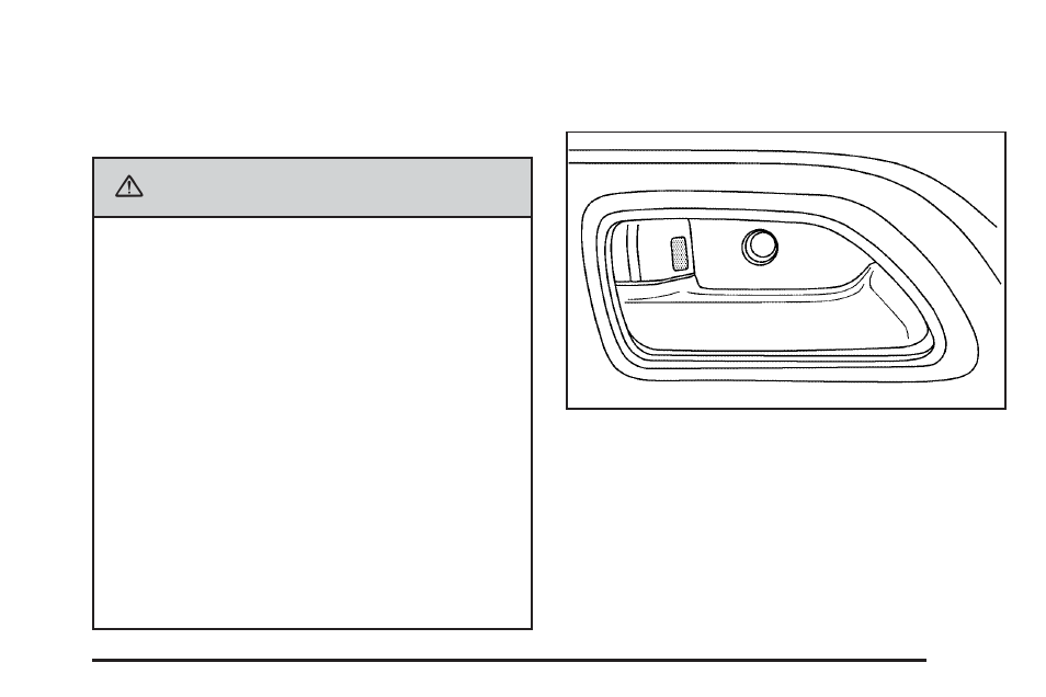 Doors and locks, Door locks, Doors and locks -7 | Door locks -7, Caution | GMC 2006 Canyon User Manual | Page 93 / 434