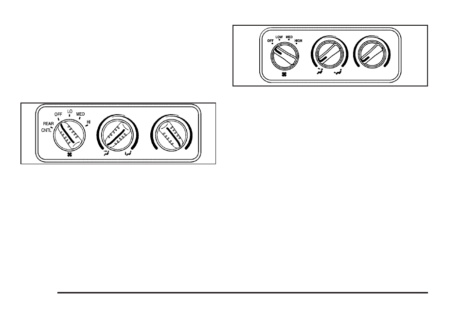 Rear air conditioning and heating system, Rear air conditioning and heating system -22 | GMC 2005 Savana User Manual | Page 136 / 384
