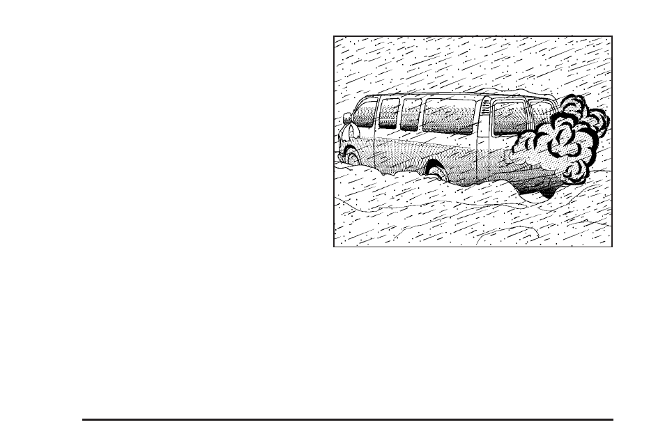 If you are caught in a blizzard | GMC 2005 Savana User Manual | Page 216 / 384
