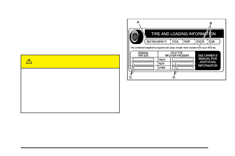 Loading your vehicle, Loading your vehicle -31, Caution | GMC 2005 Savana User Manual | Page 219 / 384