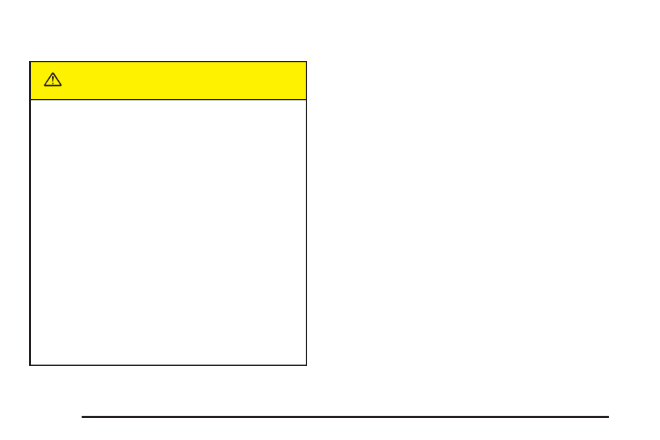 Caution | GMC 2005 Savana User Manual | Page 234 / 384