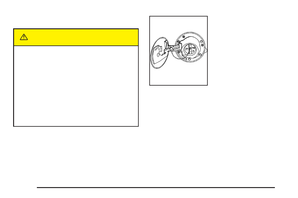 Filling your tank, Filling your tank -8, Caution | GMC 2005 Savana User Manual | Page 246 / 384