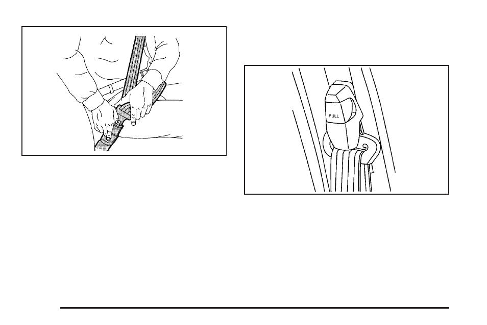 Shoulder belt height adjustment, Shoulder belt height adjustment -22 | GMC 2005 Savana User Manual | Page 28 / 384