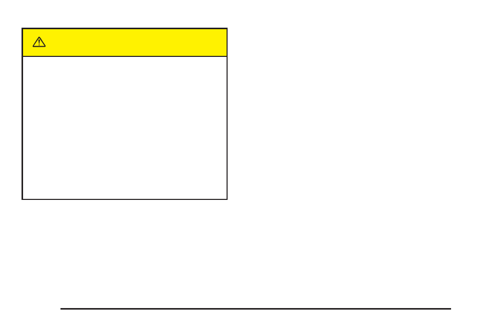 Caution | GMC 2005 Savana User Manual | Page 64 / 384