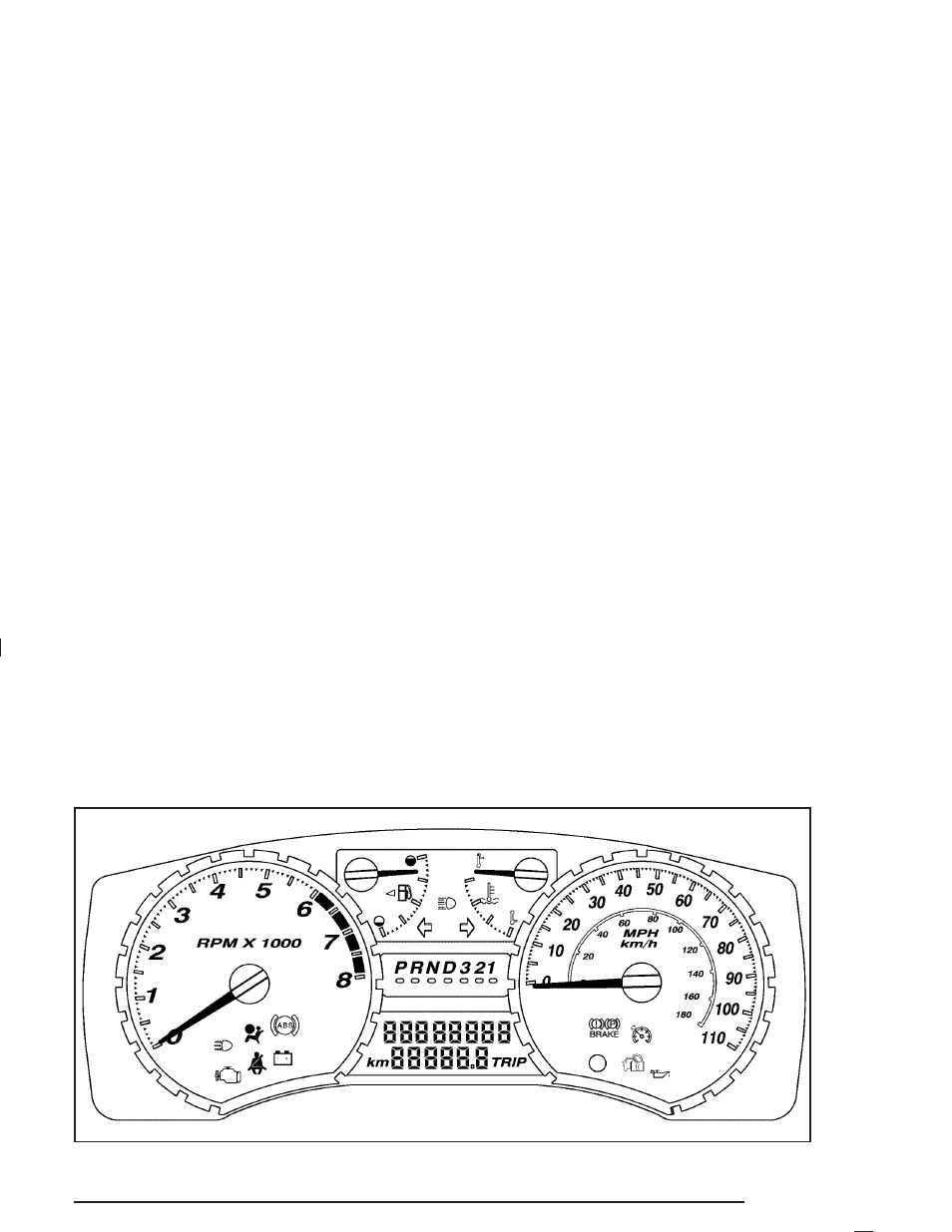 Instrument panel cluster, Instrument panel cluster -23, Instrument panel | Cluster | GMC 2005 Canyon User Manual | Page 149 / 420