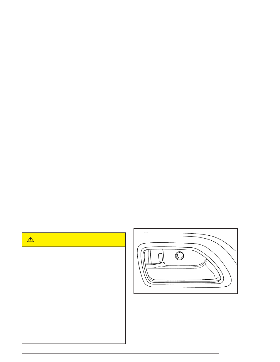 Doors and locks, Door locks, Doors and locks -7 | Door locks -7, Caution | GMC 2005 Canyon User Manual | Page 89 / 420