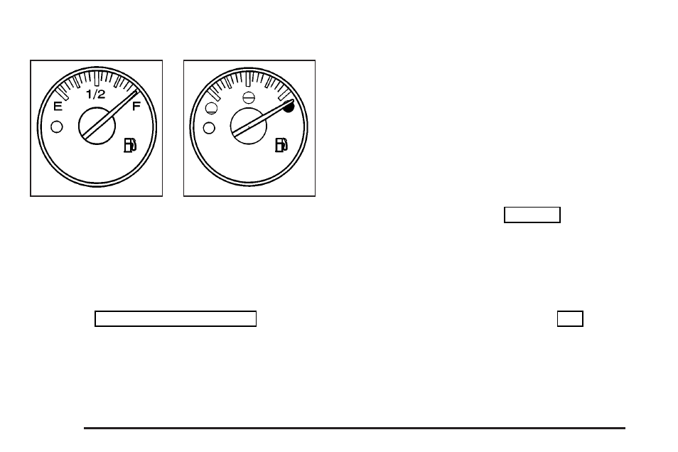 Fuel gage, Low fuel warning light, Fuel gage -54 low fuel warning light -54 | GMC 2004 Sierra User Manual | Page 218 / 588