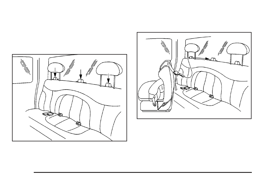 Rear seat top strap anchors (extended cab models) | GMC 2004 Sierra User Manual | Page 52 / 588