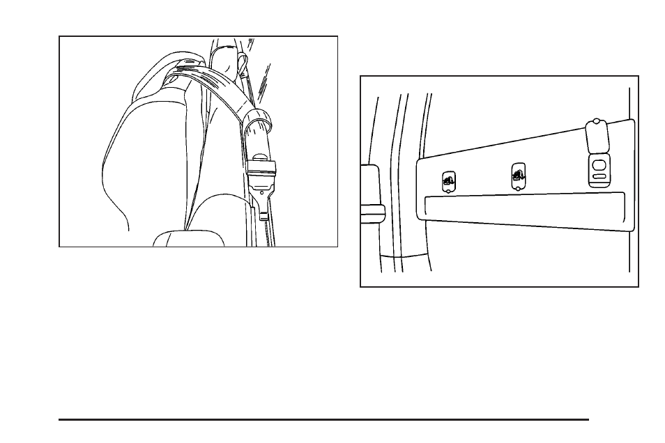 Rear seat top strap anchors (crew cab models) | GMC 2004 Sierra User Manual | Page 53 / 588