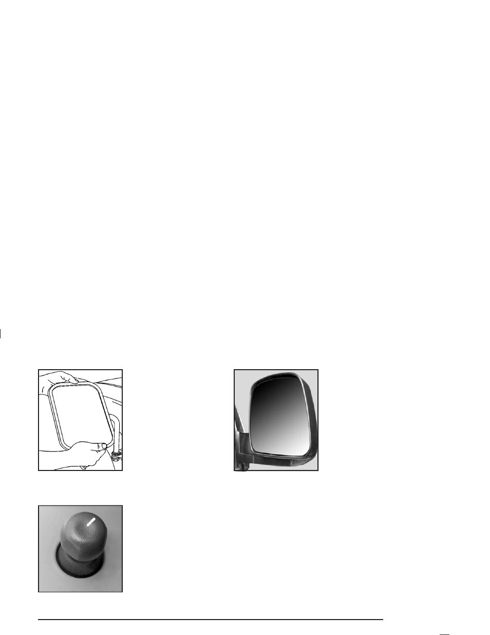Outside power mirrors, Outside power mirrors -33 | GMC 2004 Savana User Manual | Page 119 / 398