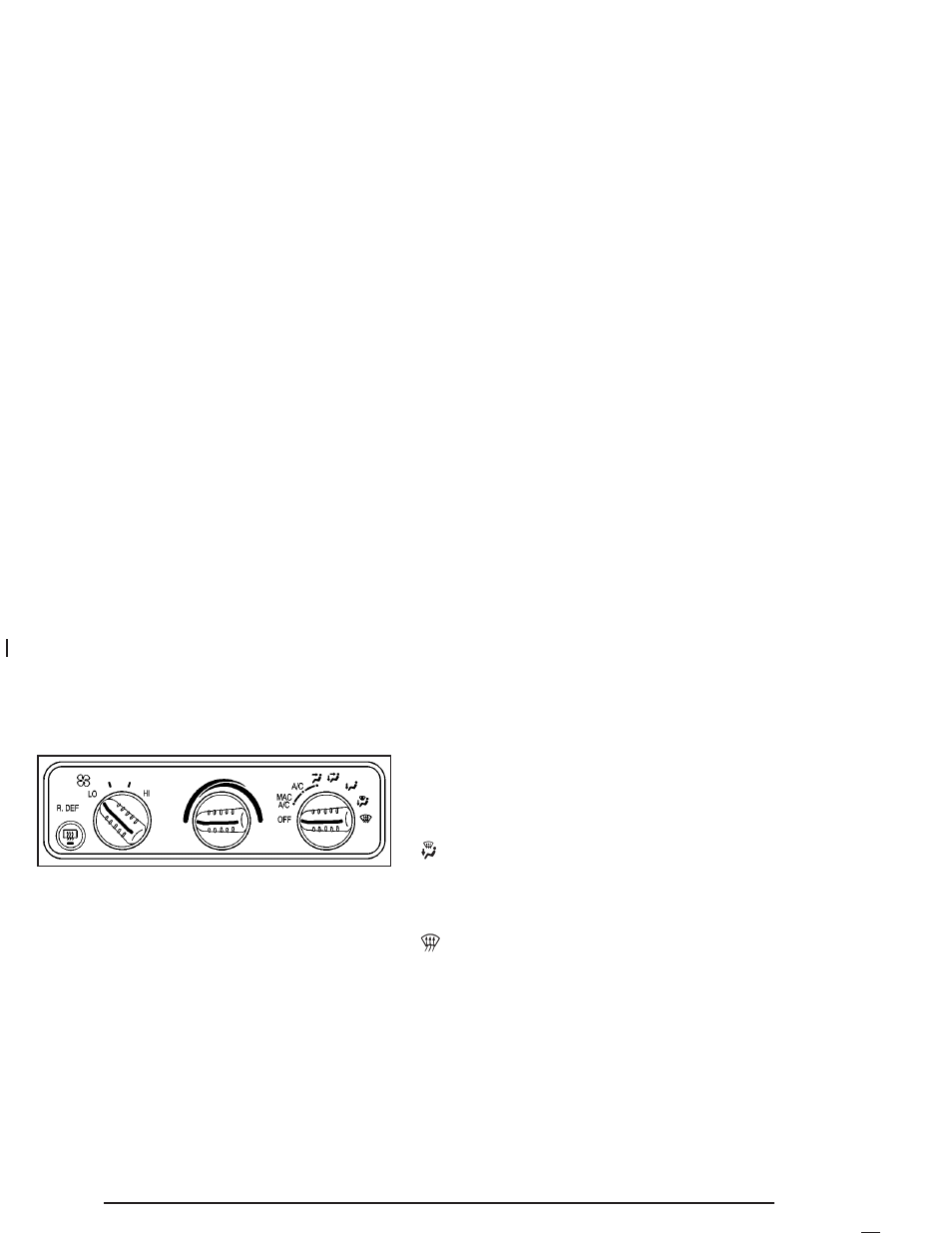 Defogging and defrosting | GMC 2004 Savana User Manual | Page 142 / 398