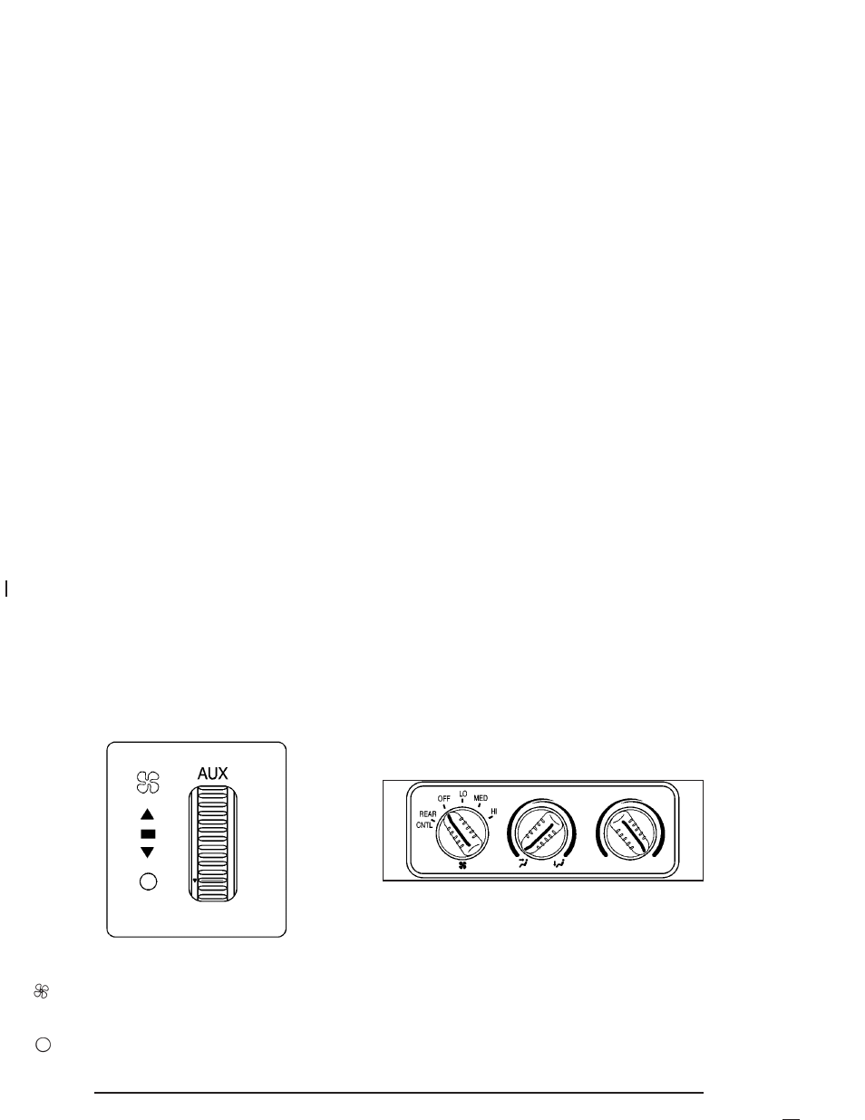 Rear heating system, Rear air conditioning and heating system, Rear | Heating system | GMC 2004 Savana User Manual | Page 144 / 398