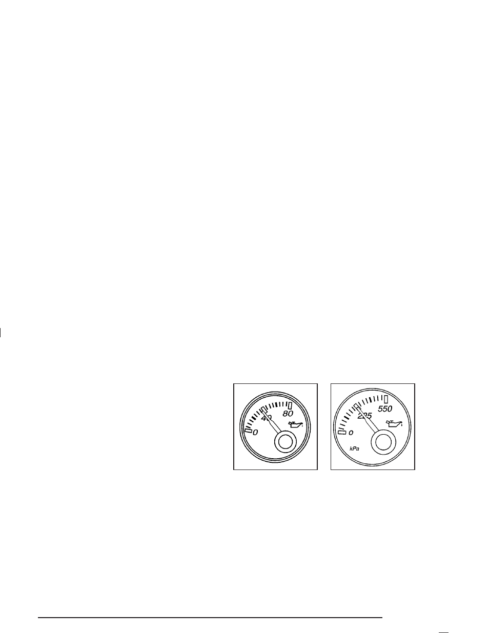 Oil pressure gage, Oil pressure gage -37, Emissions inspection and maintenance programs | GMC 2004 Savana User Manual | Page 159 / 398