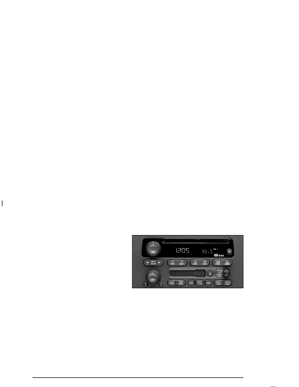 Radio with cassette and cd, Radio with cassette and cd -50 | GMC 2004 Savana User Manual | Page 172 / 398