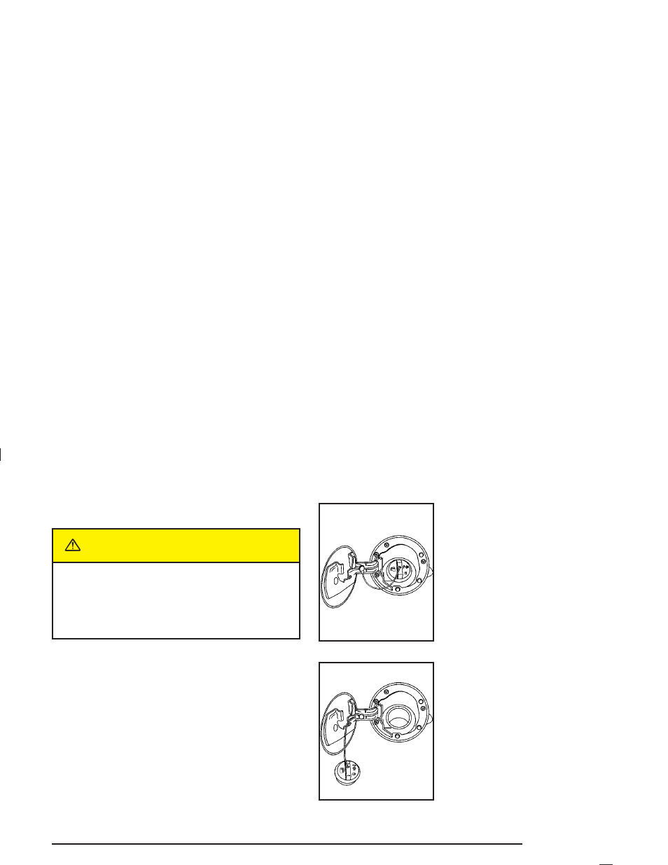 Filling your tank, Filling your tank -7, Caution | GMC 2004 Savana User Manual | Page 253 / 398