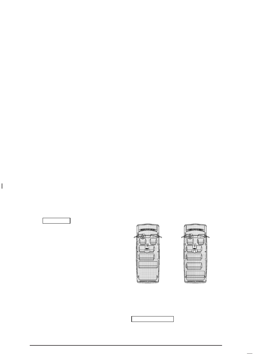 Right front passenger position, Center passenger position (2nd row) | GMC 2004 Savana User Manual | Page 30 / 398
