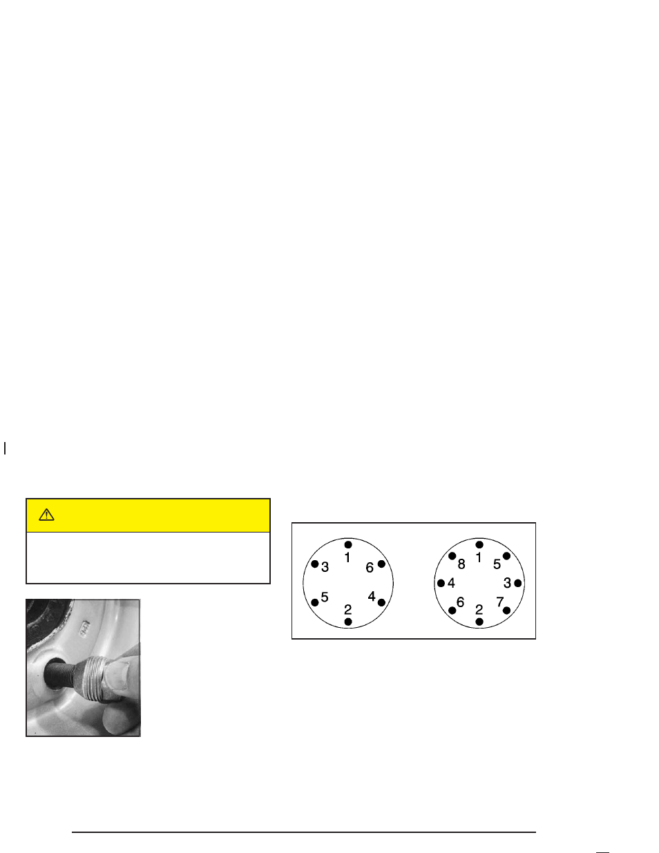 Caution | GMC 2004 Savana User Manual | Page 334 / 398