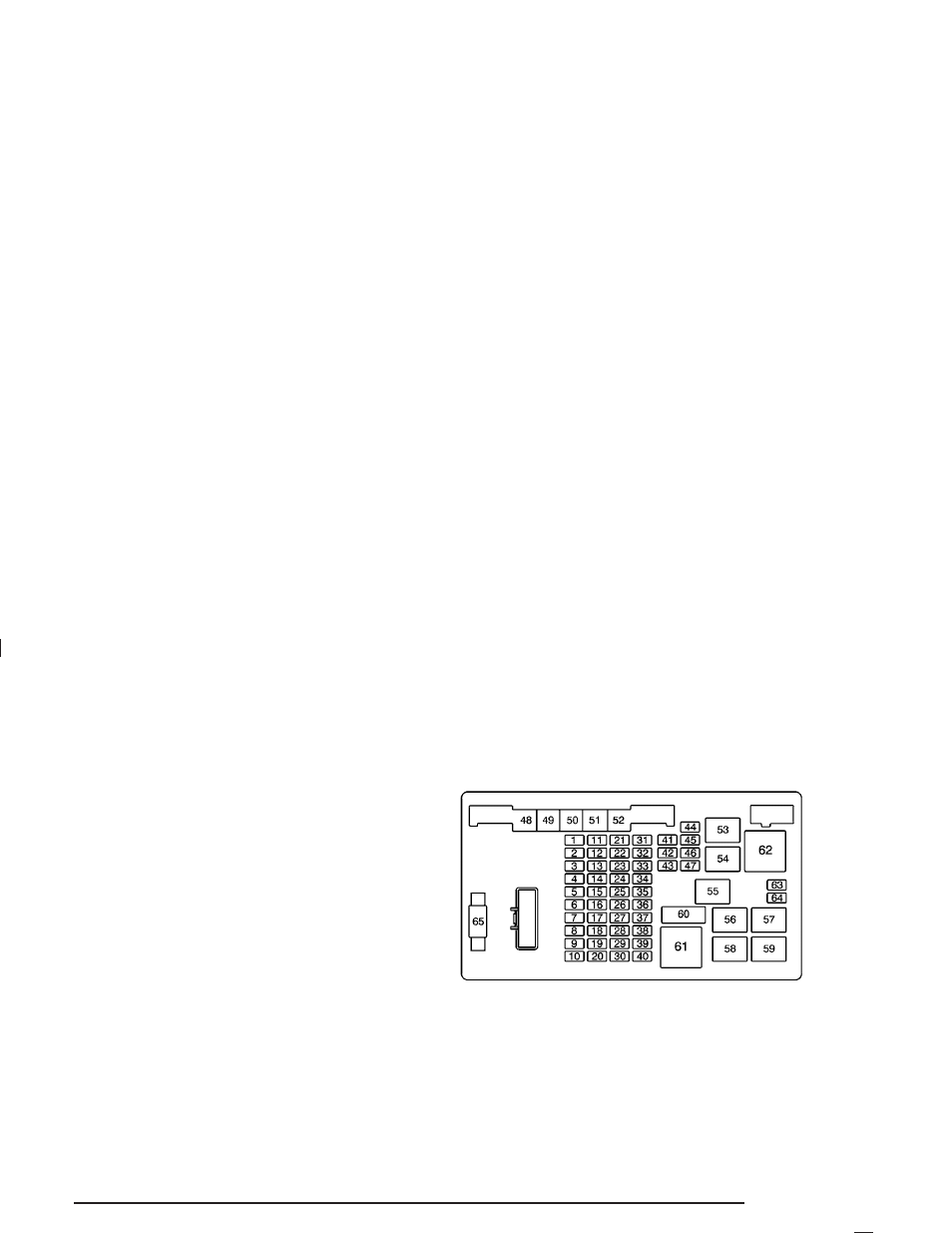 Engine compartment fuse block | GMC 2004 Savana User Manual | Page 349 / 398