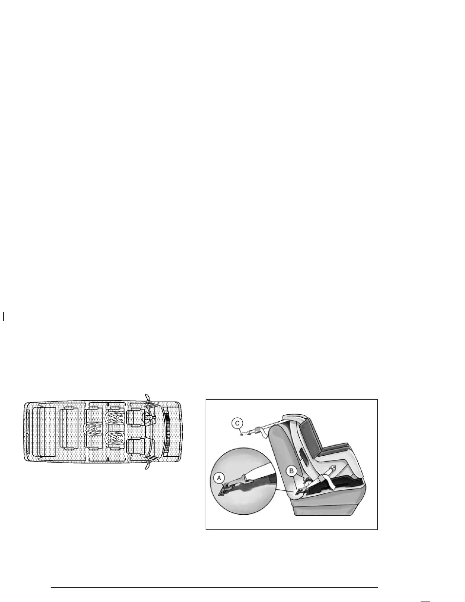 Lower anchorages and top tethers for, Children (latch system) -52 | GMC 2004 Savana User Manual | Page 58 / 398