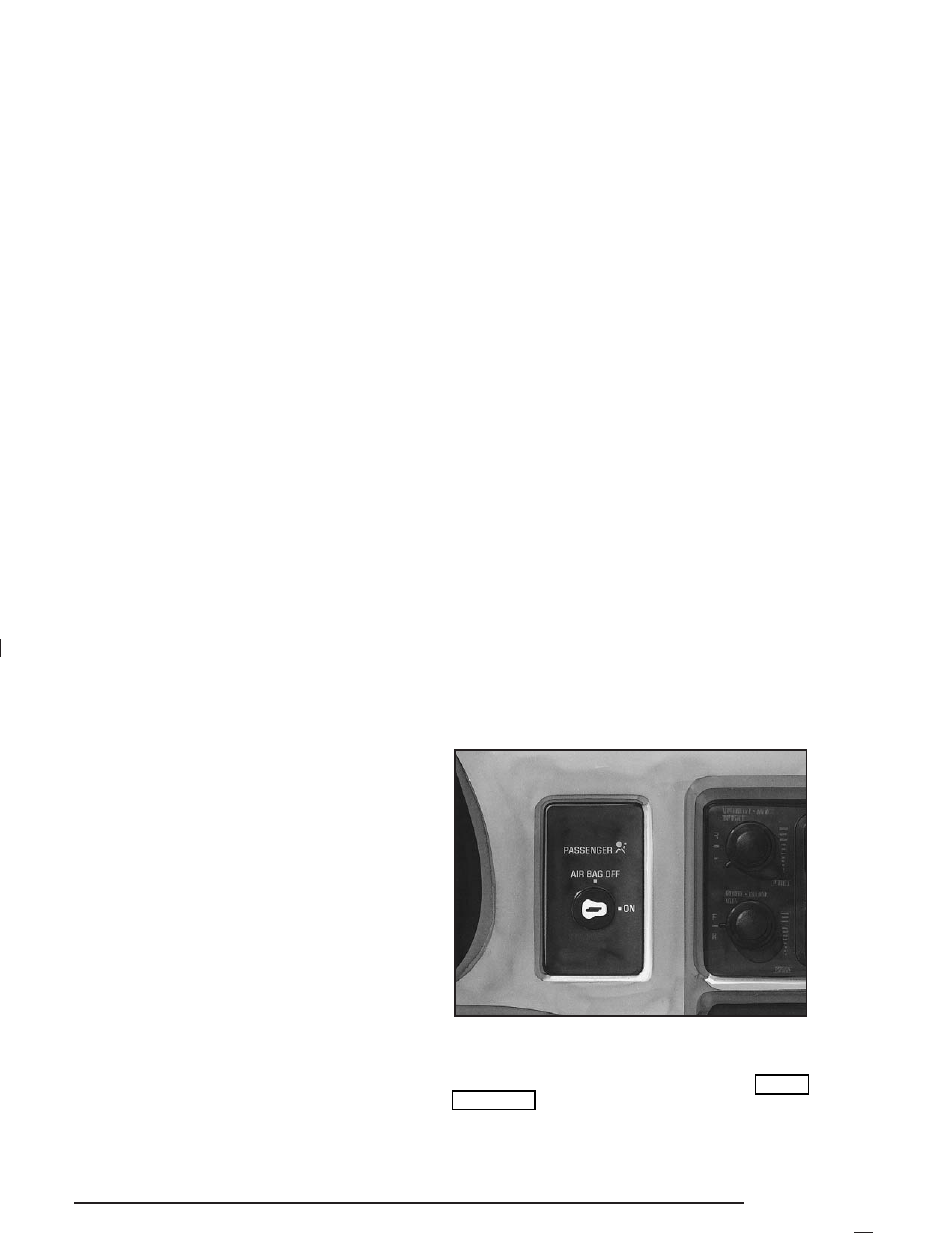 Air bag off switch, Air bag off switch -75 | GMC 2004 Savana User Manual | Page 81 / 398